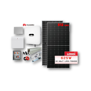 Hybrid Huawei 7.5Kwp 1Ph + Battery Huawei 7Kwh